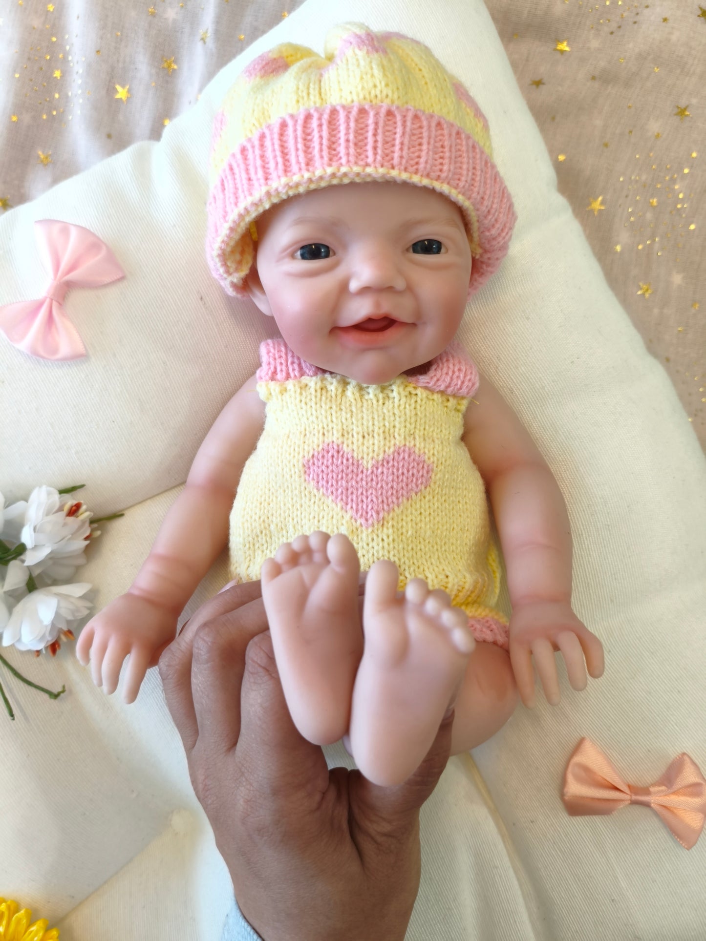 Bebé Reborn Lily - 30 cm de Silicona Blanda Realista