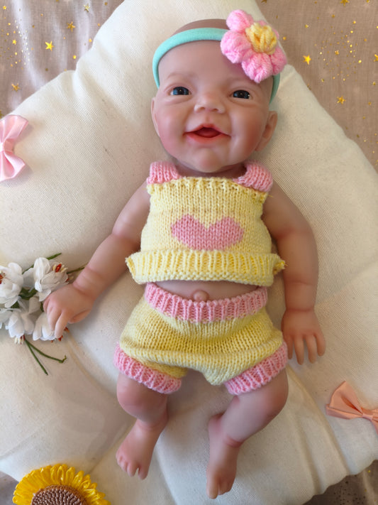 Bebé Reborn Lily - 30 cm de Silicona Blanda Realista