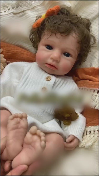 Bebé Reborn Silicona Mirna Niña 48cm / 3,1kg