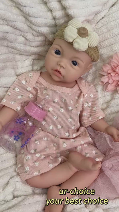 Bebé Reborn Silicona Nerea Niña 45cm / 2,6kg