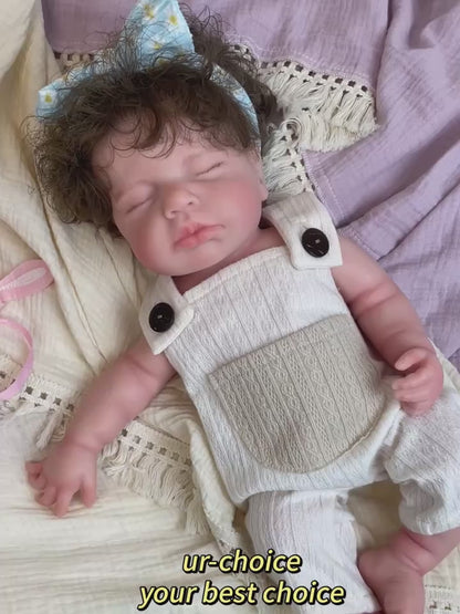 Bebé Reborn Silicona Mirna Niña 45cm / 3,5kg