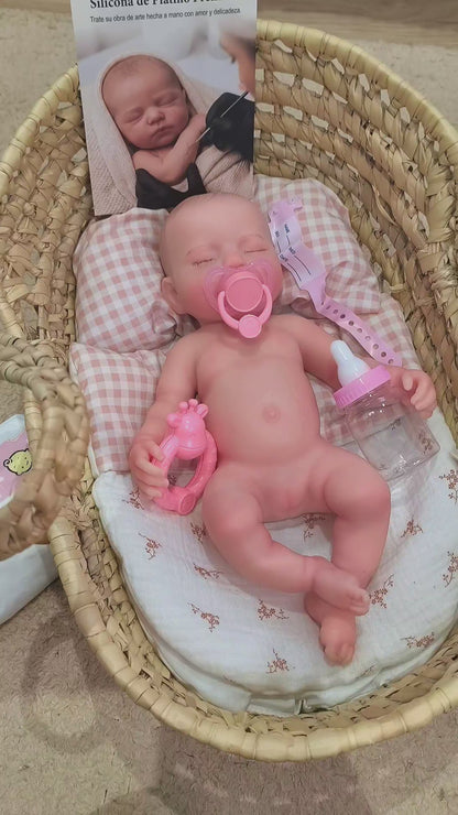 Bebé Reborn Silicona Emma Niña 30cm / 1,2kg