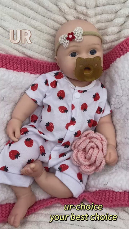 Bebé Reborn Silicona Dalia Niña 45cm / 2,5kg