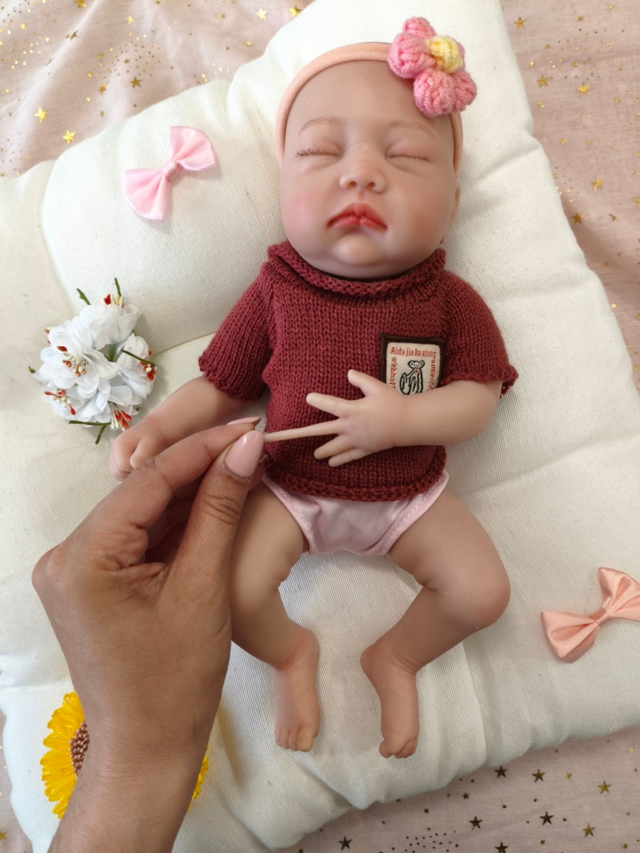 Bebé Reborn Naila - 30 cm de Silicona Blanda Realista