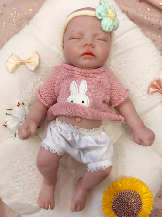 Bebé Reborn Mar - 30 cm de Silicona Blanda Realista