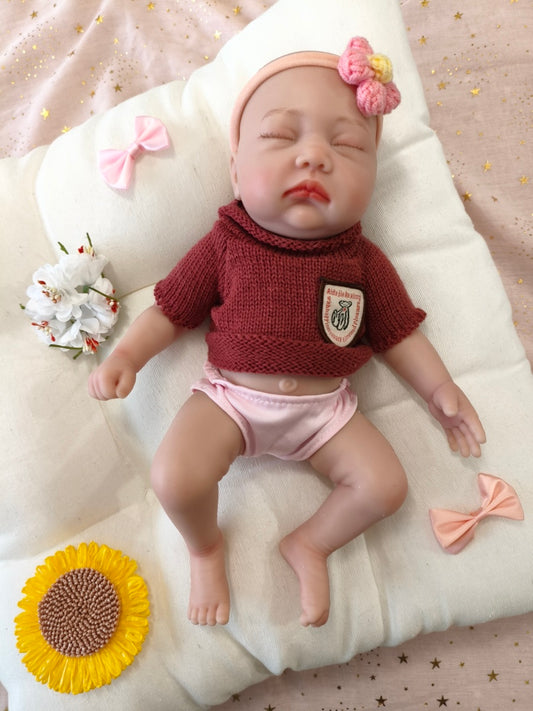 Bebé Reborn Naila - 30 cm de Silicona Blanda Realista