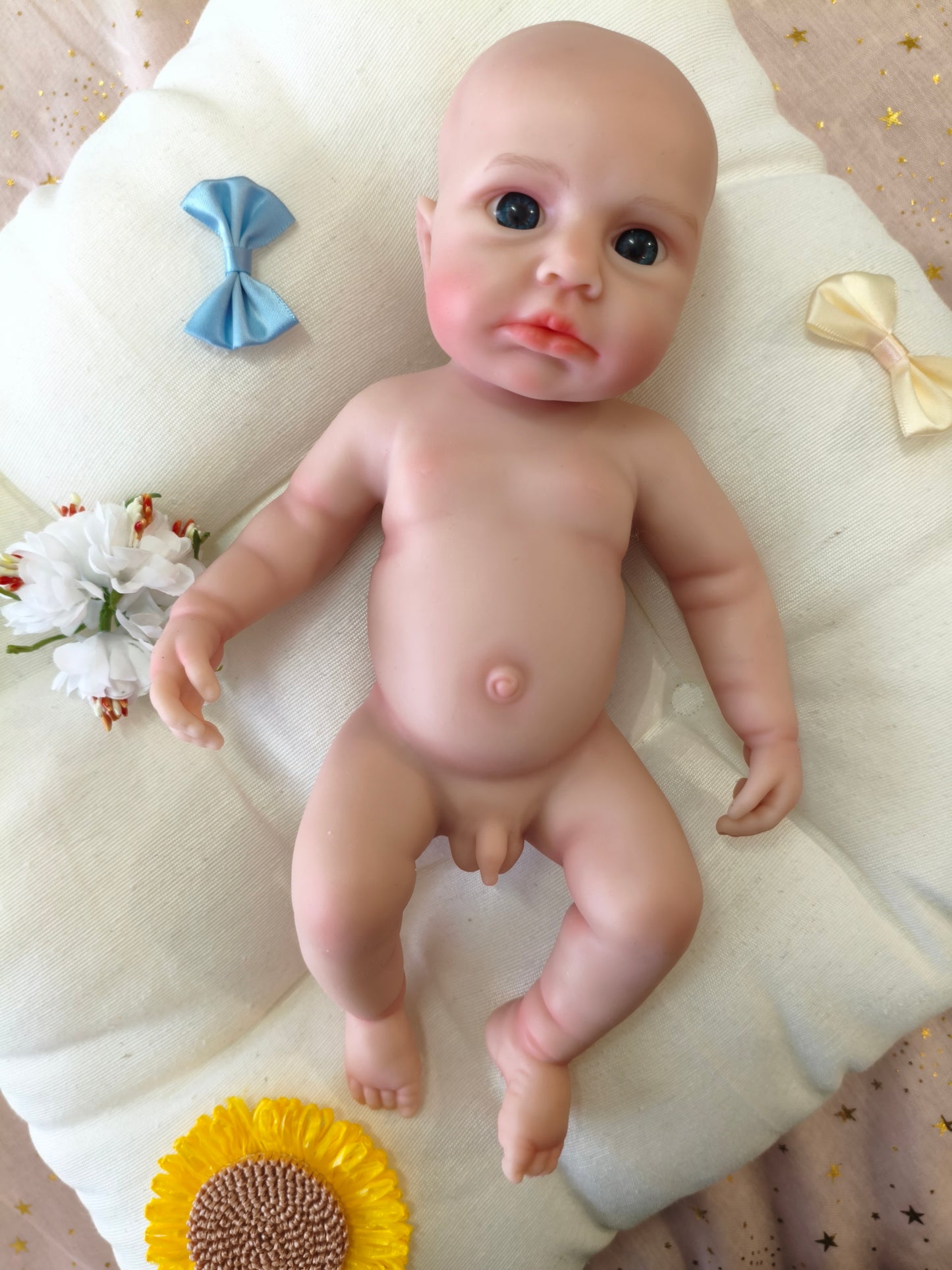 Bebé Reborn Biel - 30 cm de Silicona Blanda Realista