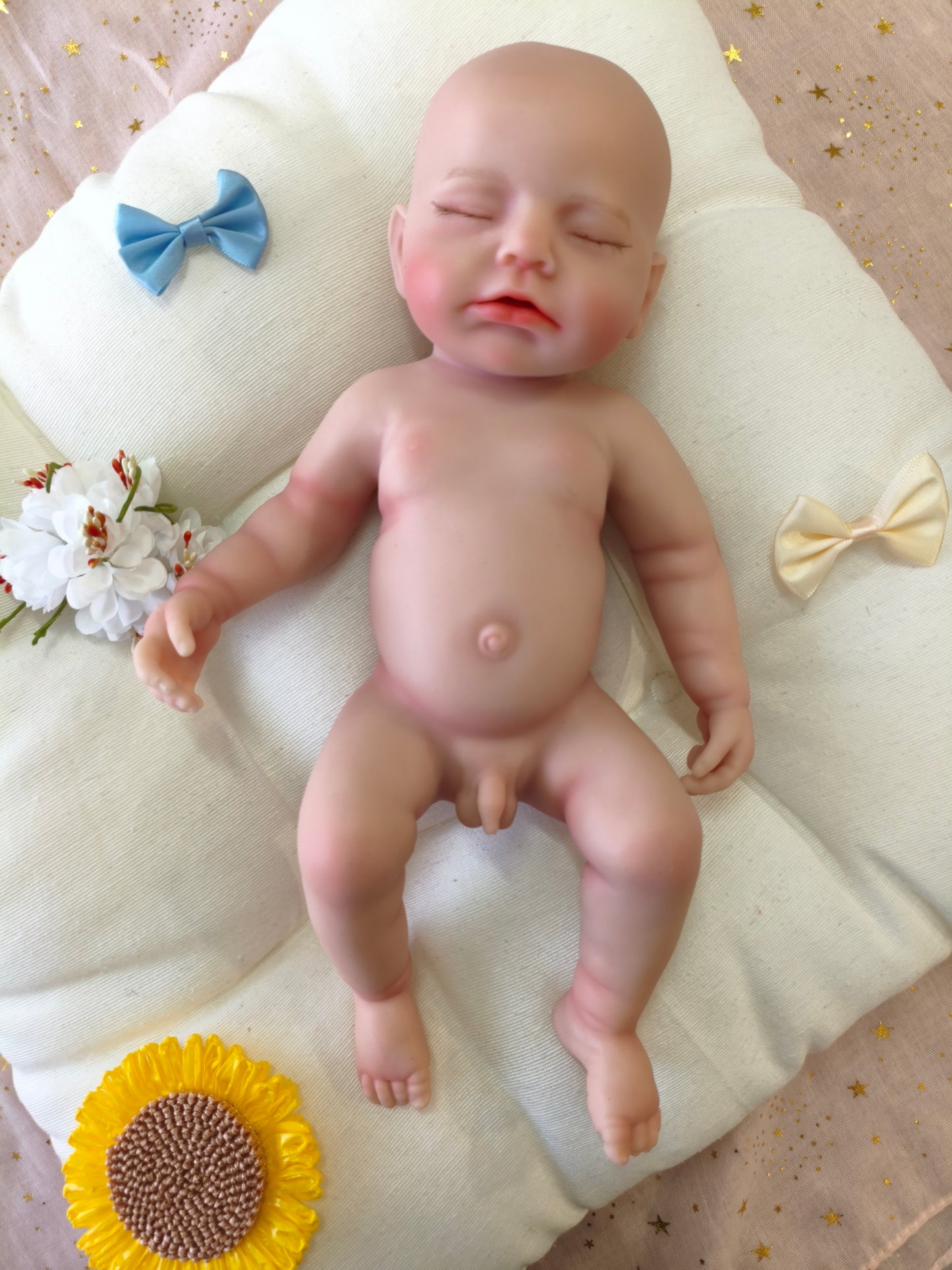 Bebé Reborn Hugo - 30 cm de Silicona Blanda Realista