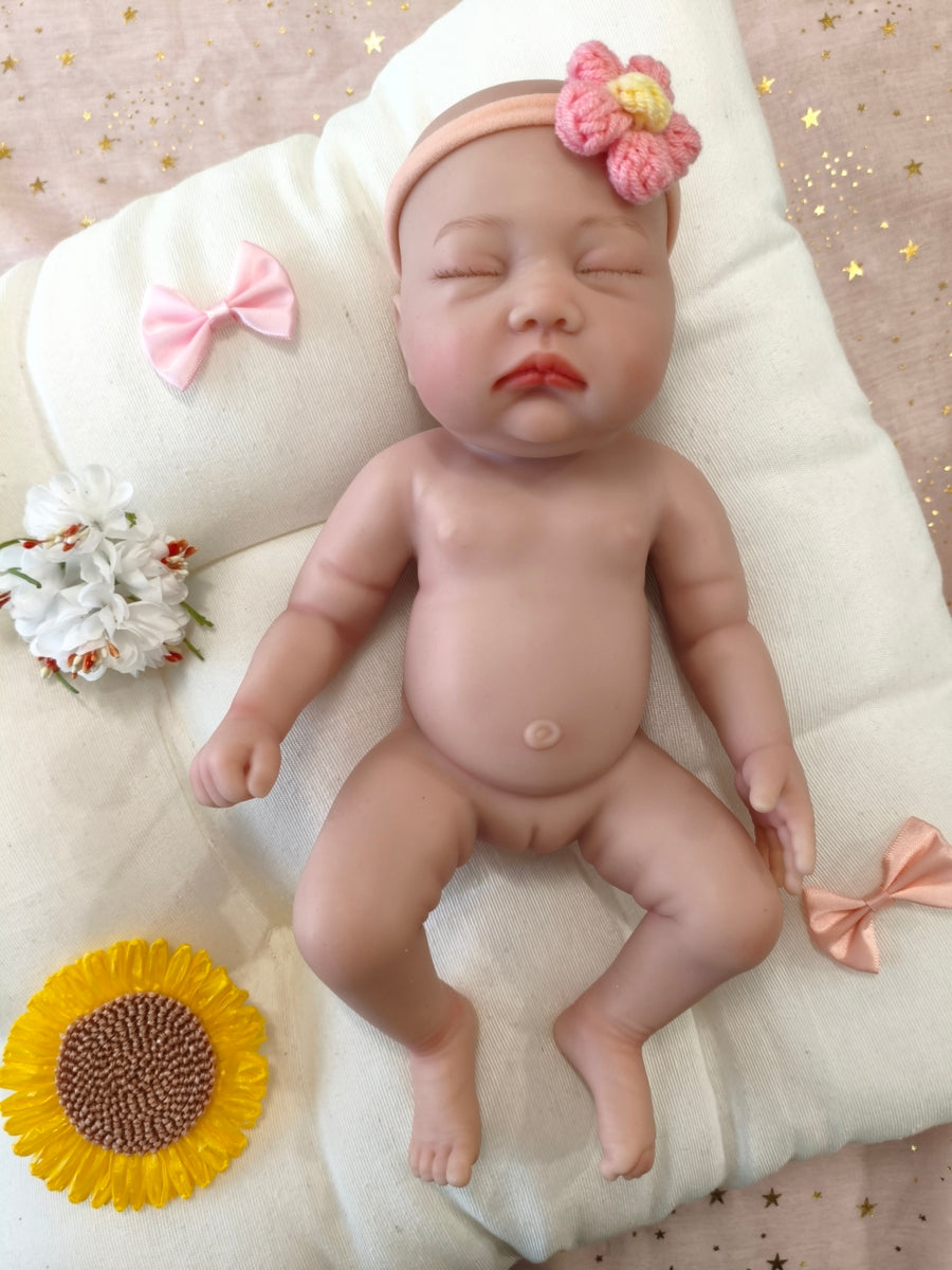 Bebé Reborn Naila - 30 cm de Silicona Blanda Realista