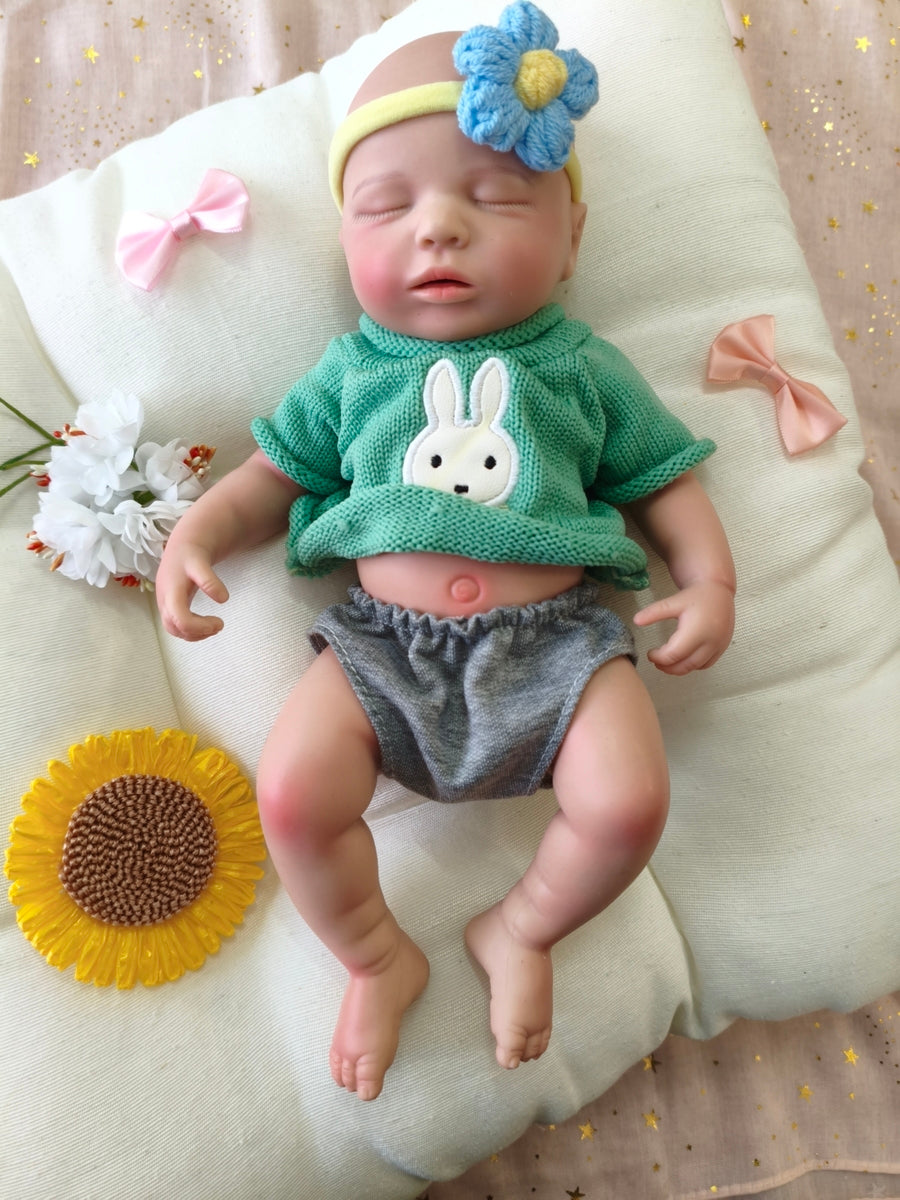 Bebé Reborn Enzo - 30 cm de Silicona Blanda Realista