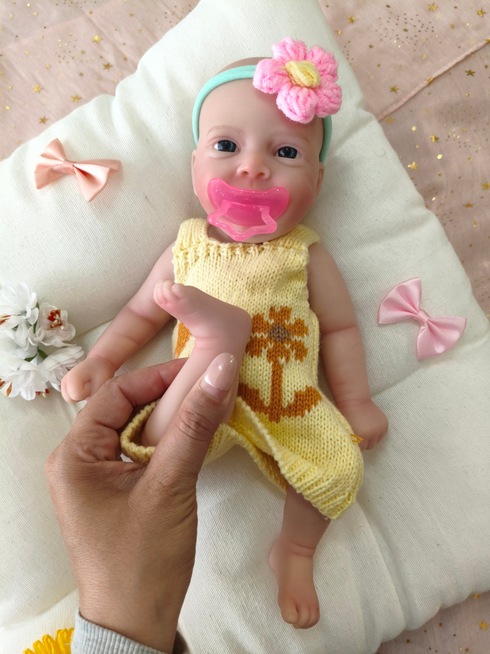 Bebé Reborn Laura - 30 cm de Silicona Blanda Realista
