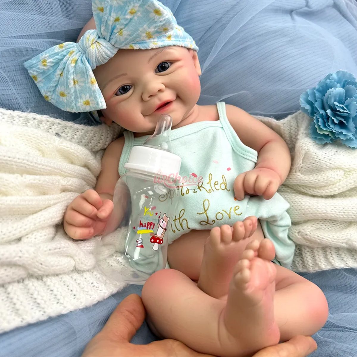 Bebé Reborn Silicona Maya 43cm / 2,6kg