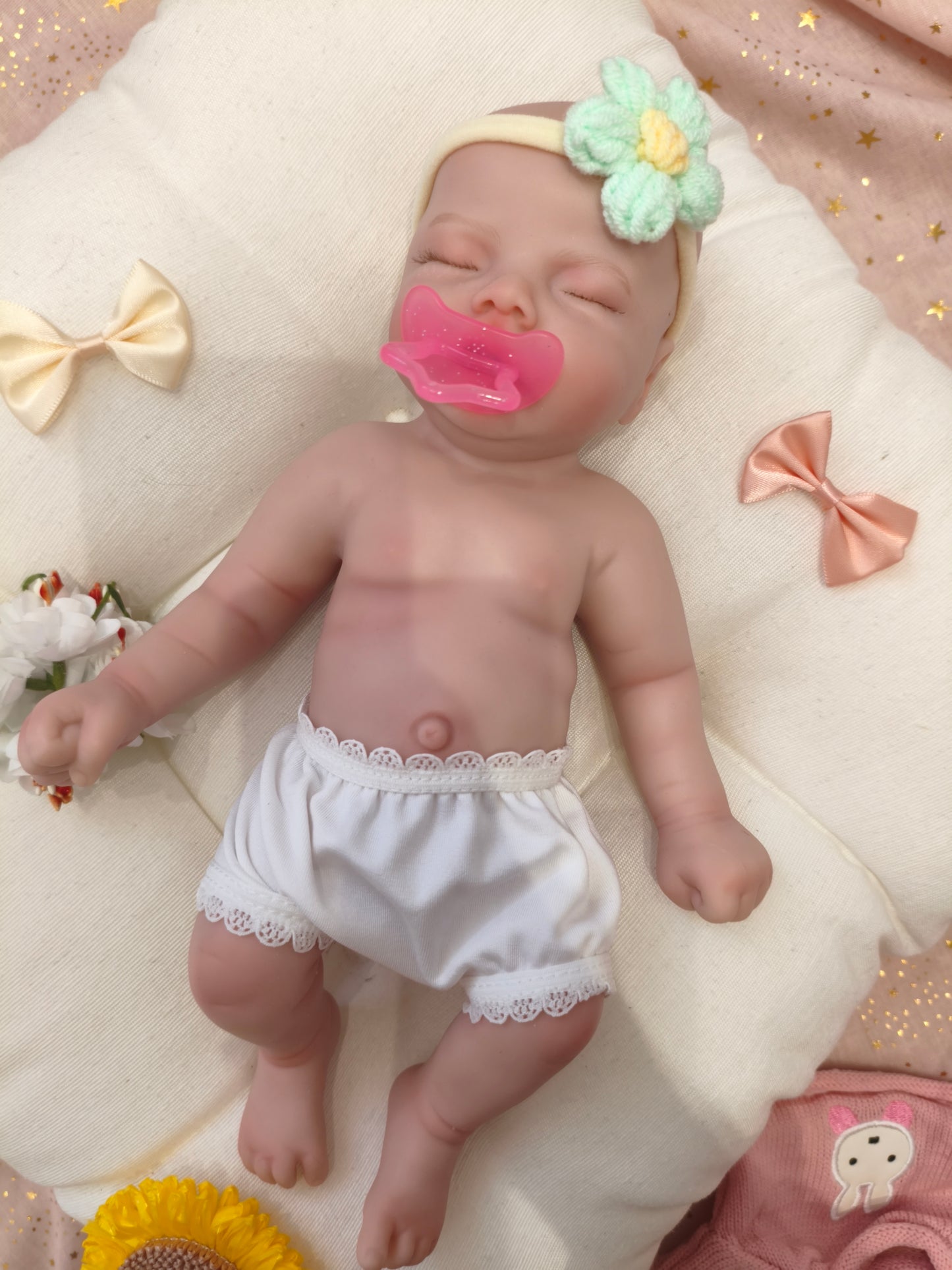 Bebé Reborn Mar - 30 cm de Silicona Blanda Realista
