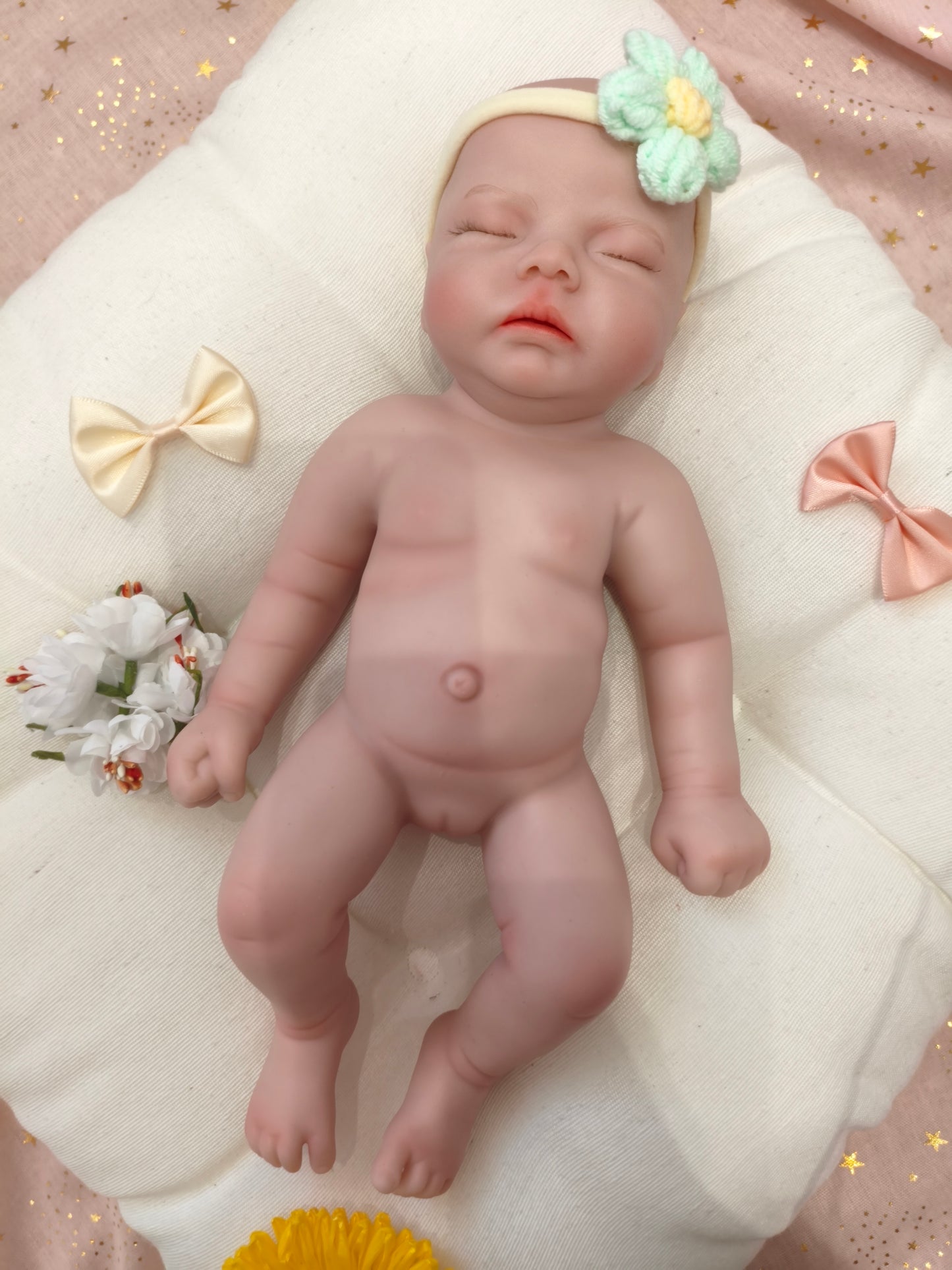 Bebé Reborn Mar - 30 cm de Silicona Blanda Realista