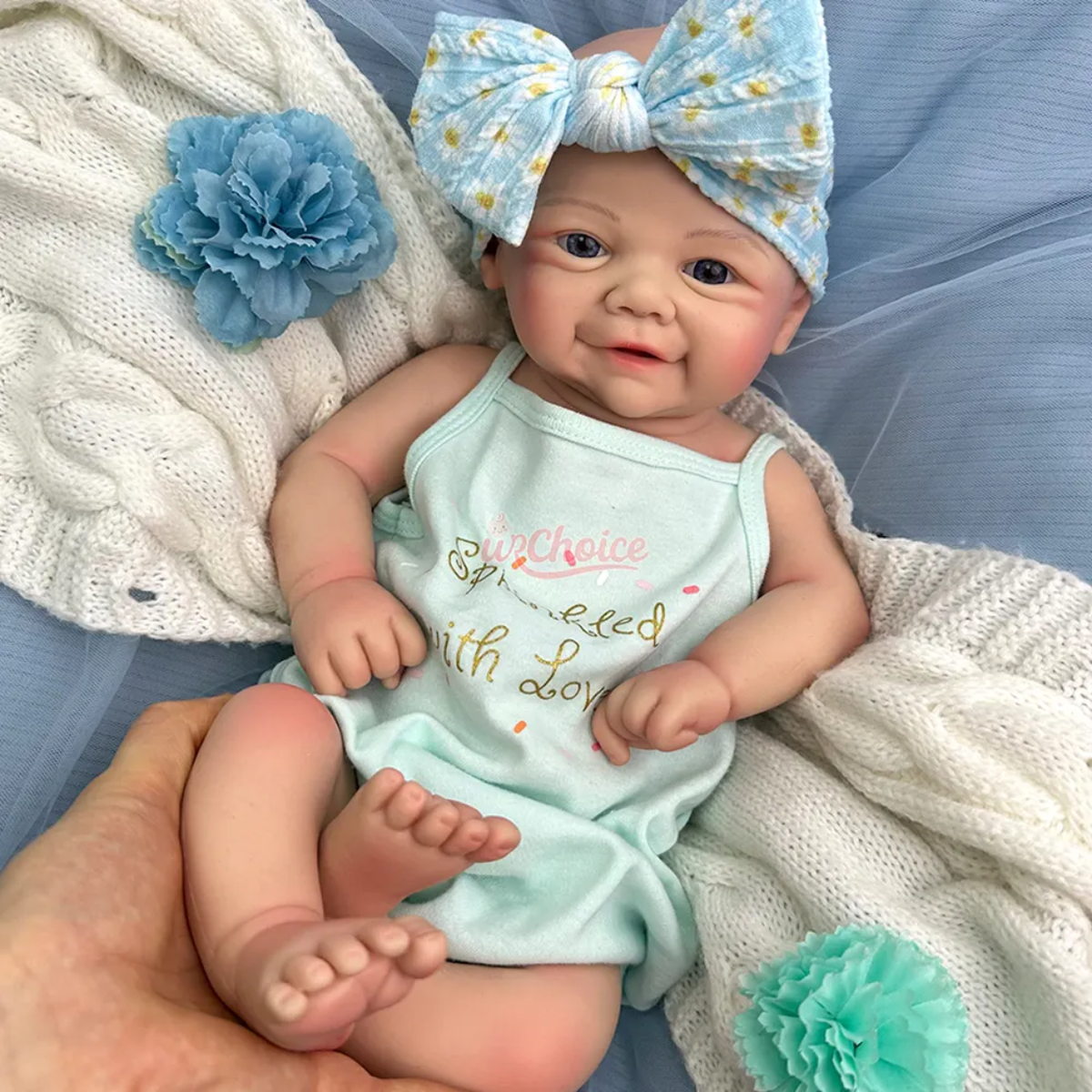 Bebé Reborn Silicona Maya 43cm / 2,6kg