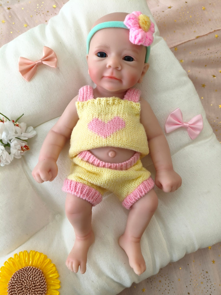 Bebé Reborn Zaira - 30 cm de Silicona Blanda Realista