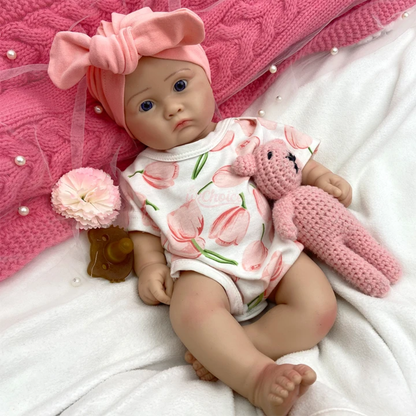 Bebé Reborn Silicona Iris Niña 45cm / 2,7kg