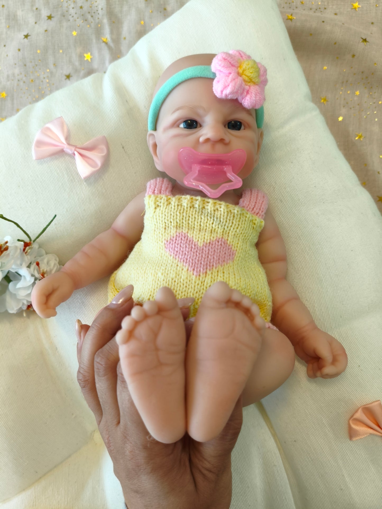 Bebé Reborn Maira - 30 cm de Silicona Blanda Realista