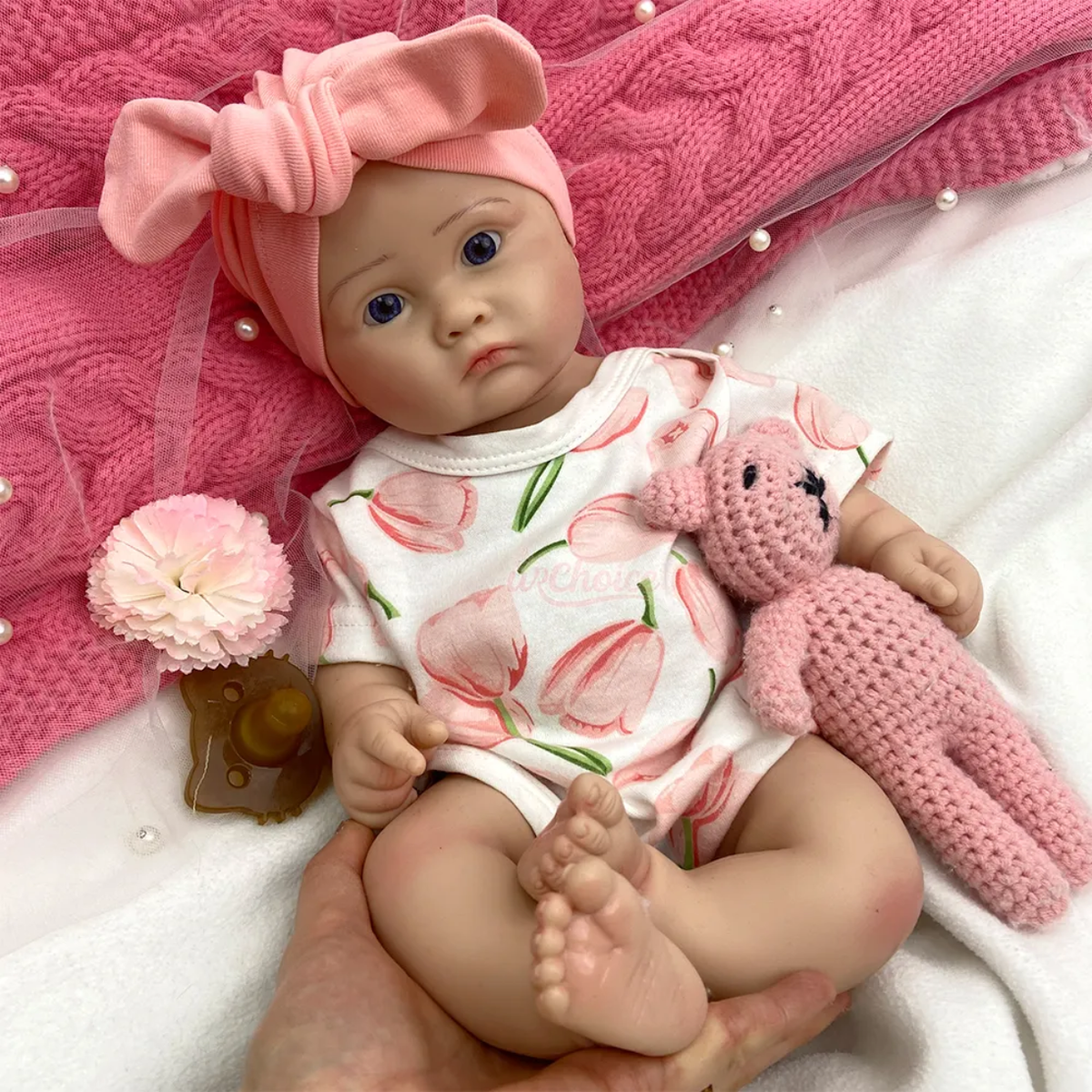 Bebé Reborn Silicona Iris Niña 45cm / 2,7kg