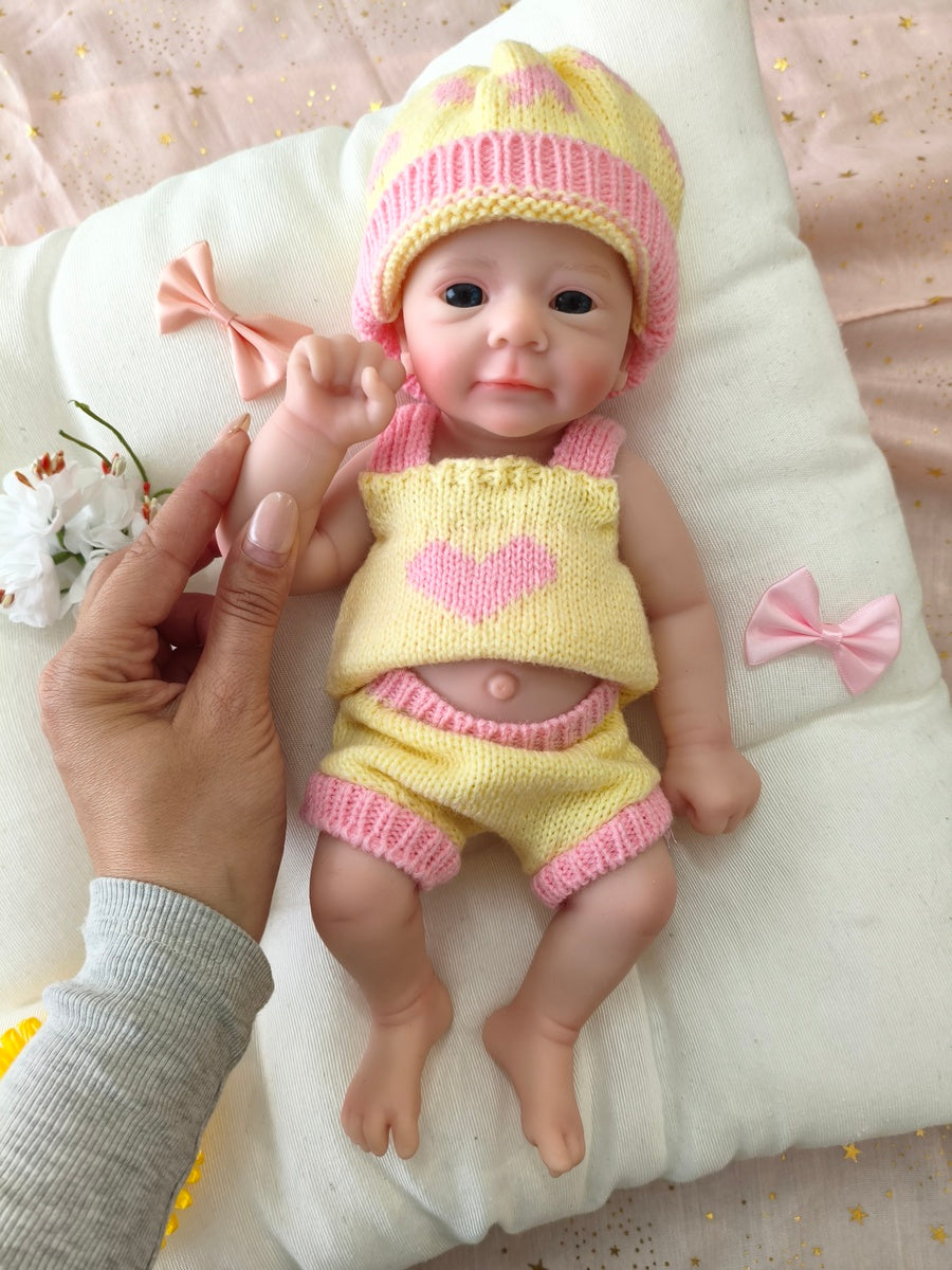 Bebé Reborn Zaira - 30 cm de Silicona Blanda Realista