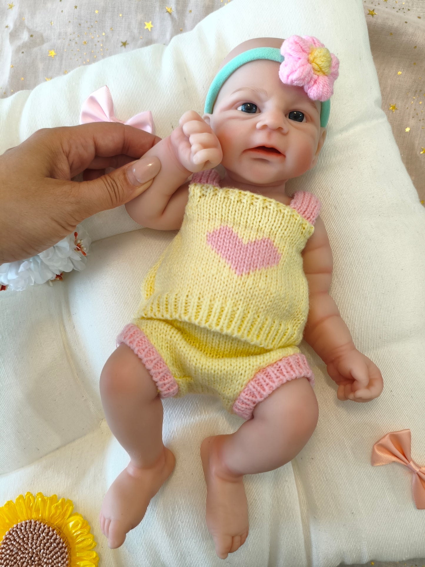 Bebé Reborn Maira - 30 cm de Silicona Blanda Realista