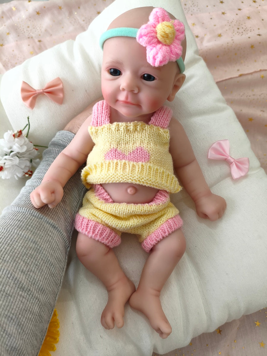 Bebé Reborn Zaira - 30 cm de Silicona Blanda Realista