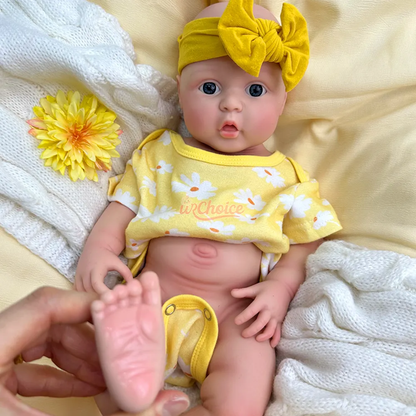 Bebé Reborn Silicona Alba Niña 42cm / 2,4kg