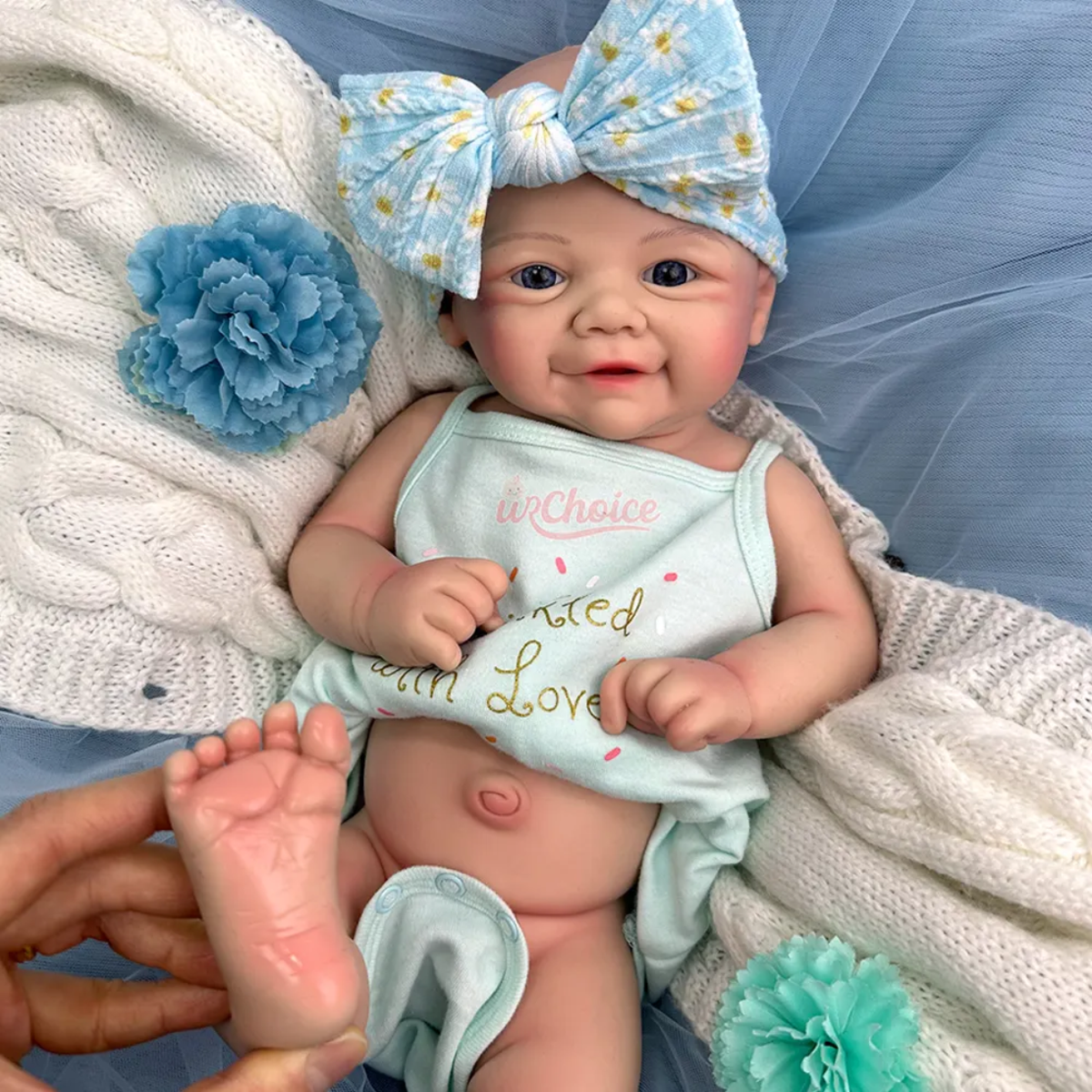 Bebé Reborn Silicona Maya 43cm / 2,6kg