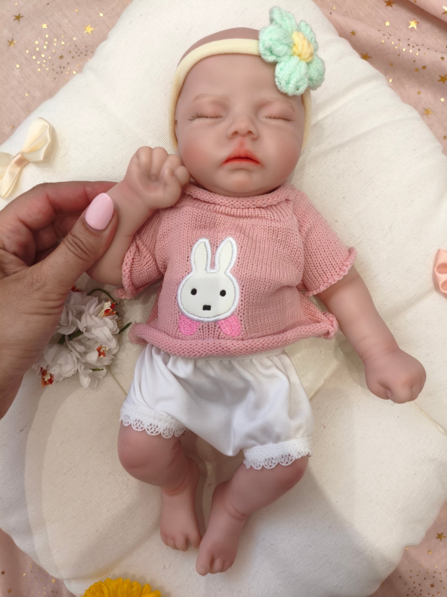 Bebé Reborn Mar - 30 cm de Silicona Blanda Realista
