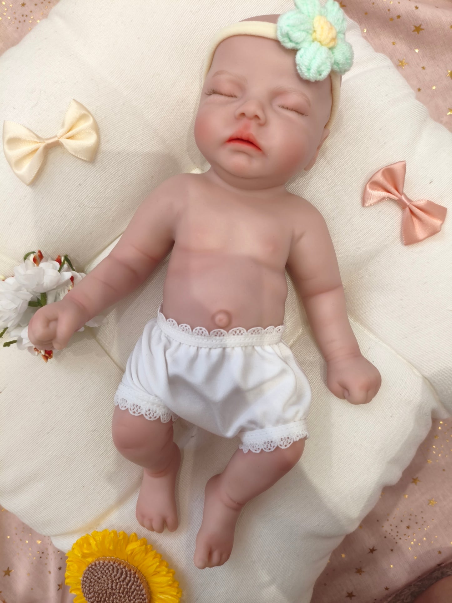 Bebé Reborn Mar - 30 cm de Silicona Blanda Realista
