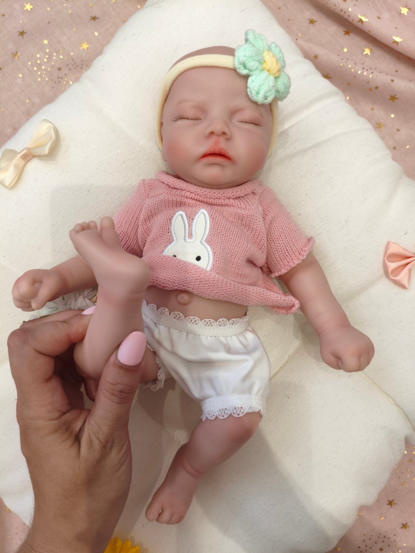 Bebé Reborn Mar - 30 cm de Silicona Blanda Realista