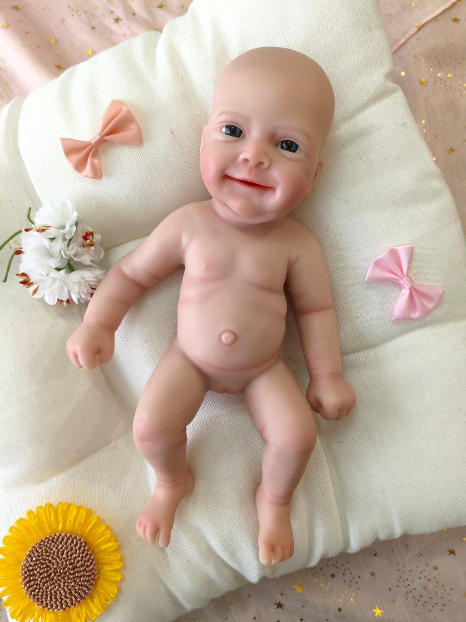 Bebé Reborn Laura - 30 cm de Silicona Blanda Realista