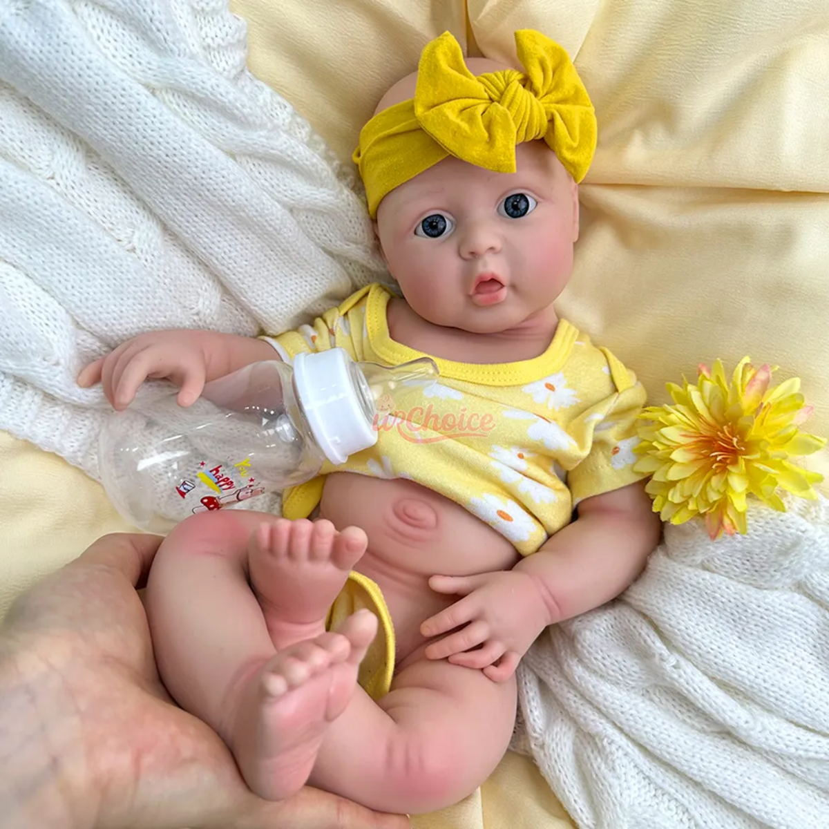 Bebé Reborn Silicona Alba Niña 42cm / 2,4kg