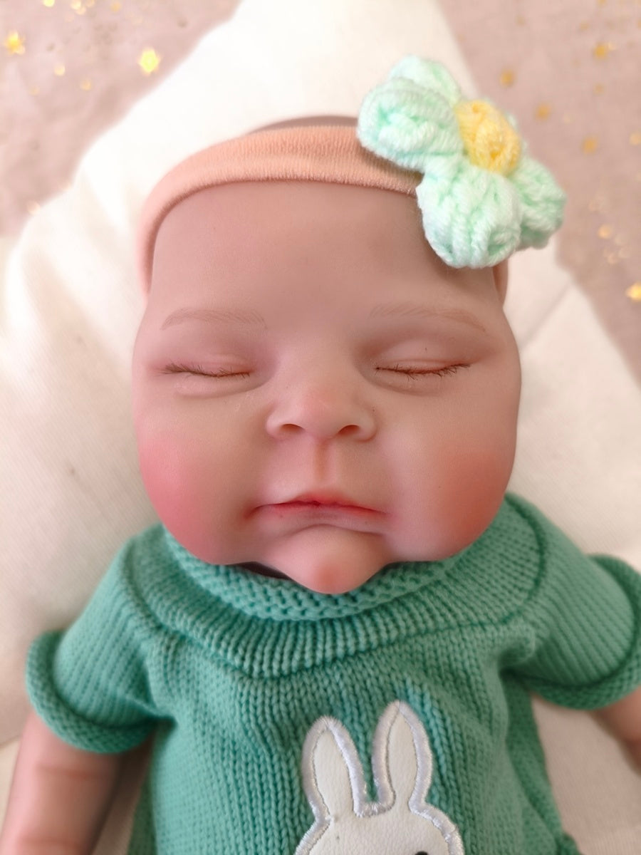 Bebé Reborn Abril - 30 cm de Silicona Blanda Realista