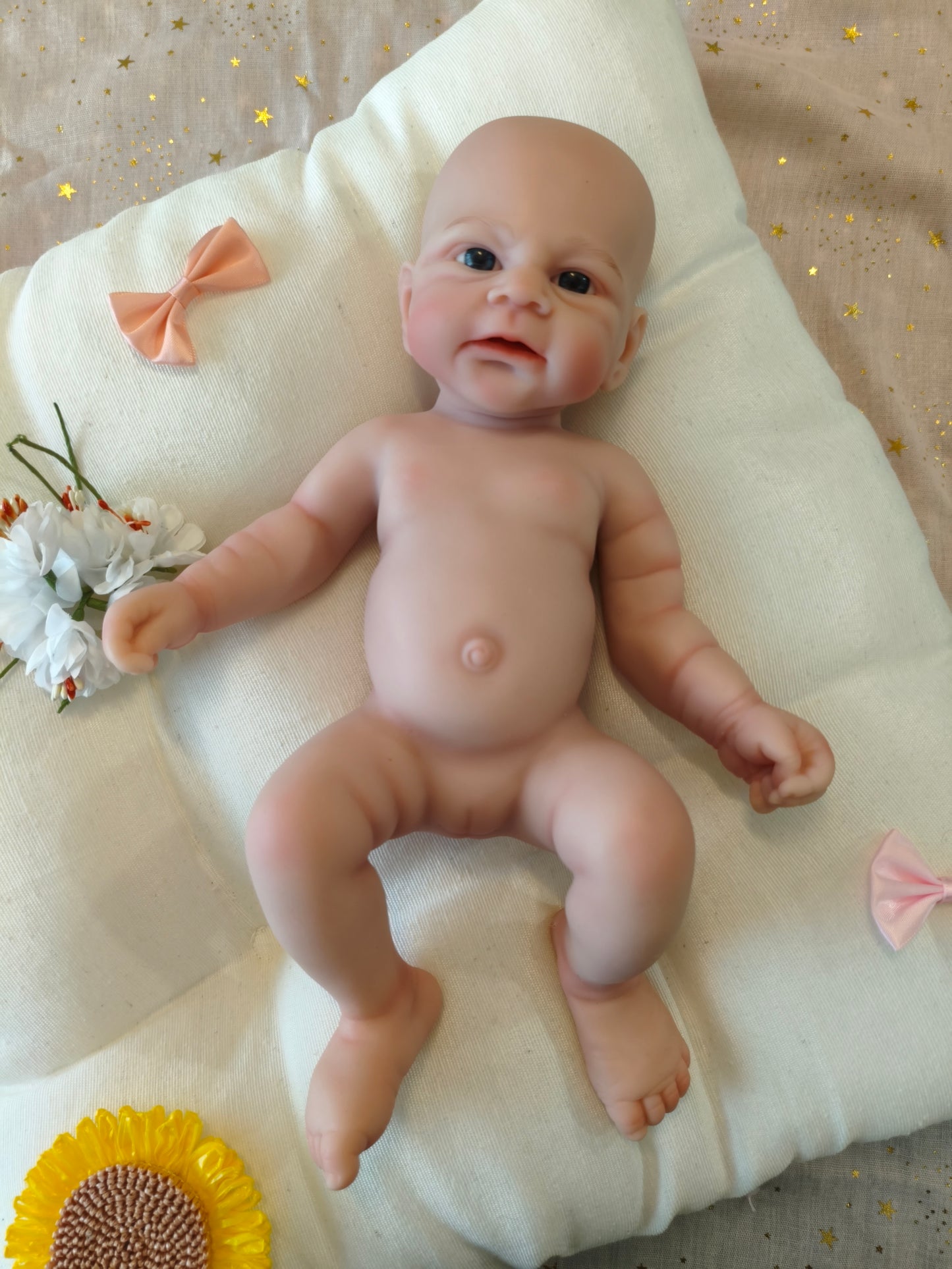 Bebé Reborn Maira - 30 cm de Silicona Blanda Realista