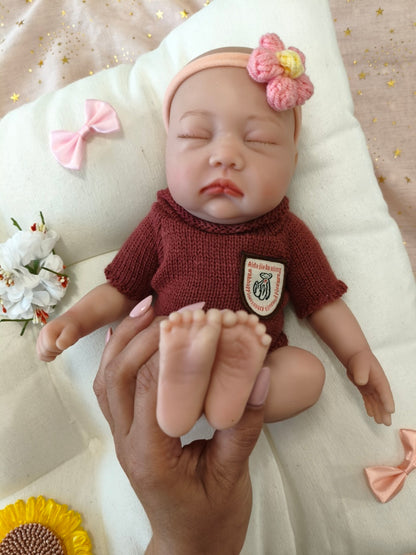 Bebé Reborn Naila - 30 cm de Silicona Blanda Realista