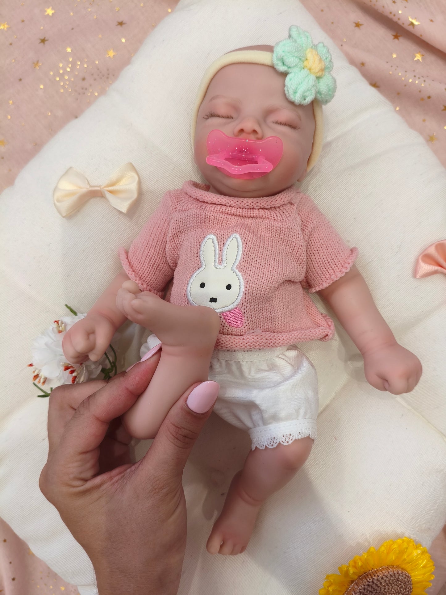 Bebé Reborn Mar - 30 cm de Silicona Blanda Realista