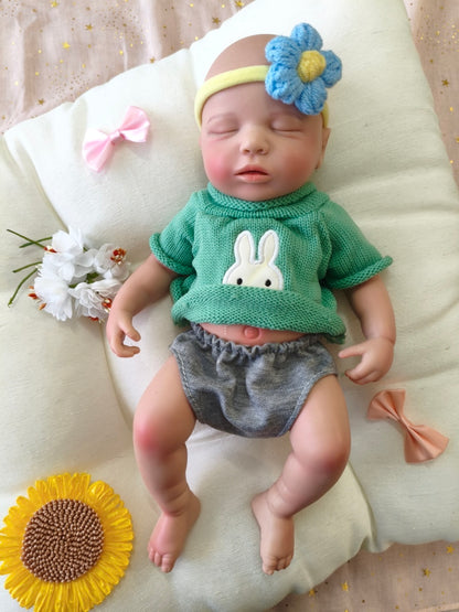 Bebé Reborn Enzo - 30 cm de Silicona Blanda Realista
