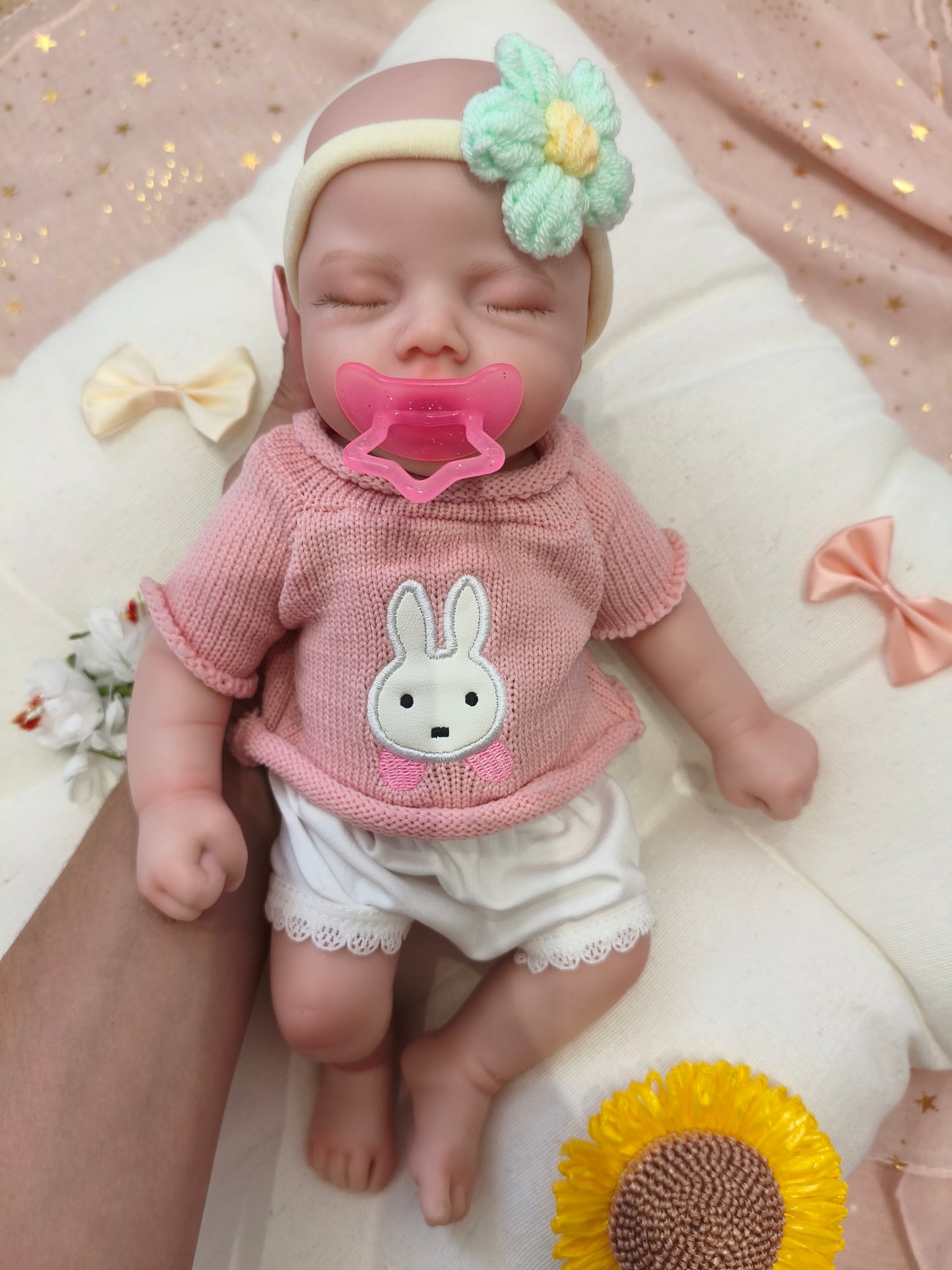 Bebé Reborn Mar - 30 cm de Silicona Blanda Realista
