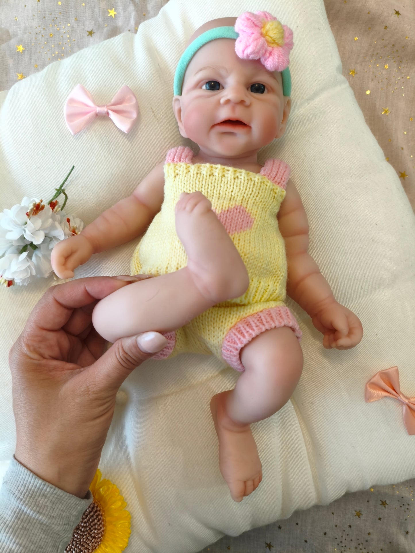 Bebé Reborn Maira - 30 cm de Silicona Blanda Realista