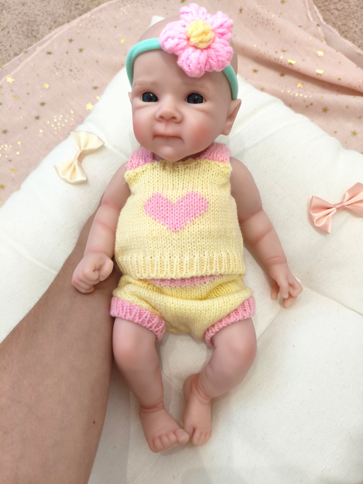 Bebé Reborn Mirna - 30 cm de Silicona Blanda Realista