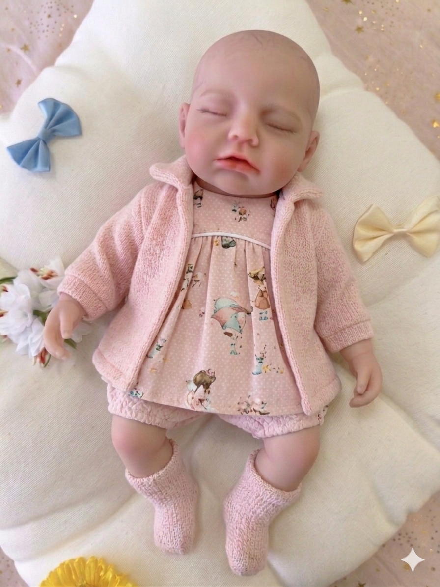 Ropa conjunto rosa animalitos 33 cm