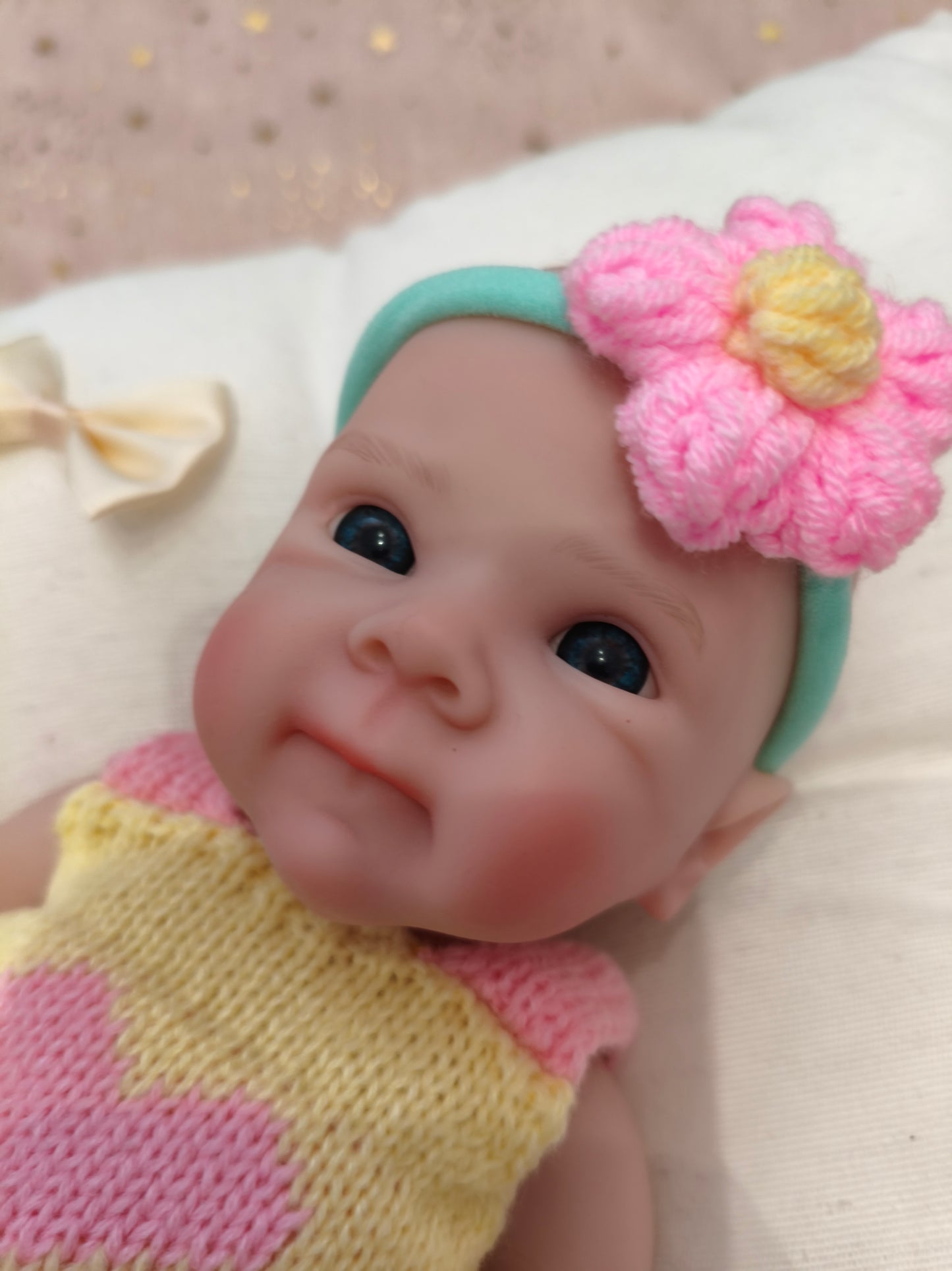 Bebé Reborn Mirna - 30 cm de Silicona Blanda Realista