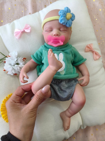 Bebé Reborn Enzo - 30 cm de Silicona Blanda Realista